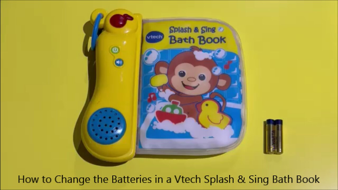 How to Change the Batteries in a Vtech Splash and Sing Bath Book