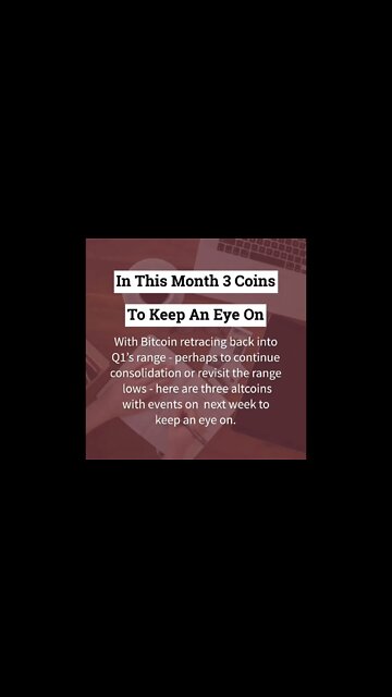 In This Month 3 Coins To Keep An Eye On 👀 #cryptomash #ytshorts #cryptonews #viral #trending #april