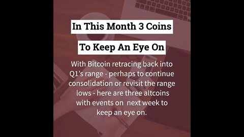 In This Month 3 Coins To Keep An Eye On 👀 #cryptomash #ytshorts #cryptonews #viral #trending #april