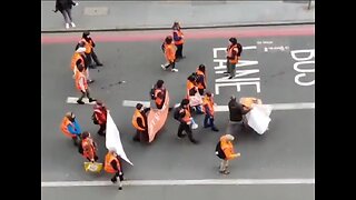 U.K Man Gets FED UP With Climate Crazies Blocking Traffic