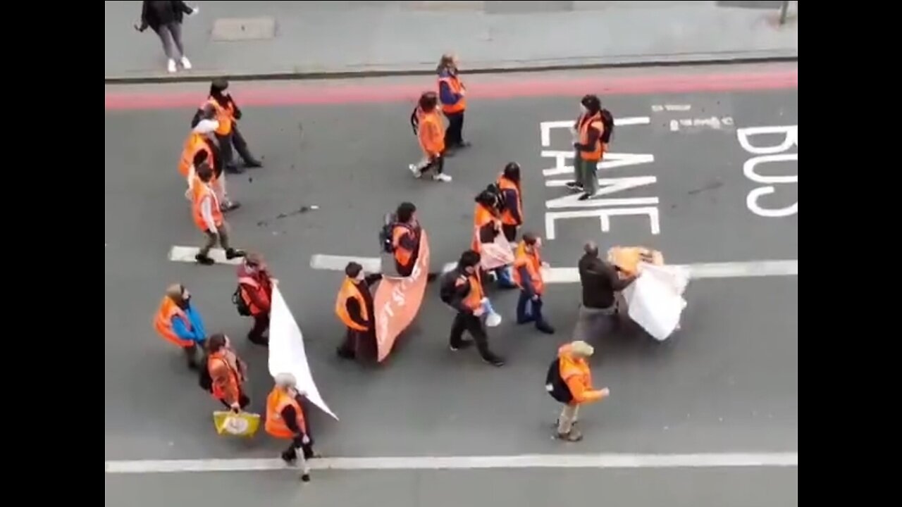 U.K Man Gets FED UP With Climate Crazies Blocking Traffic