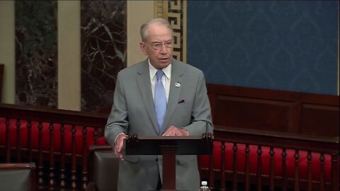 Grassley on Democrats Blocking JUSTICE Act Motion to Proceed