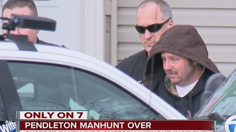 EXCLUSIVE VIDEO: Pendleton manhunt ends; suspect arrested at home