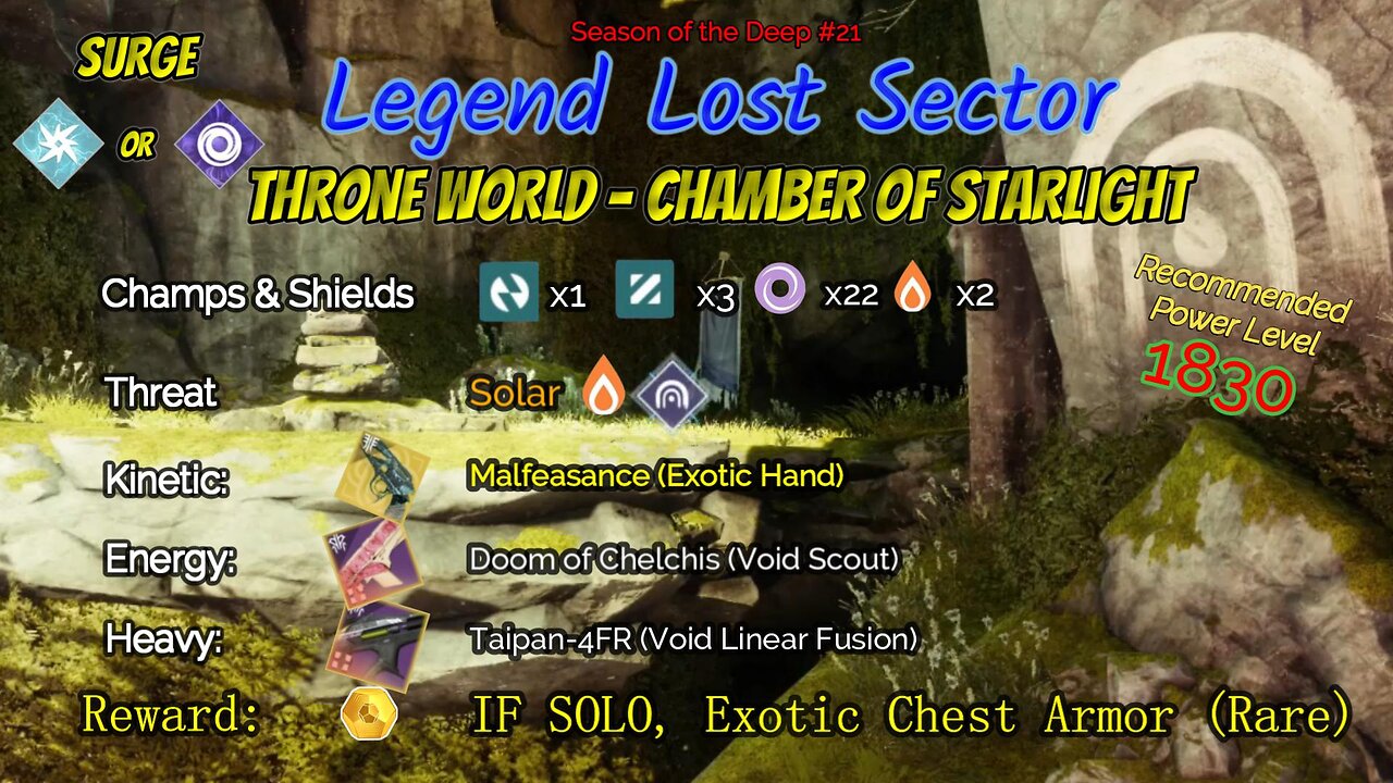 Destiny 2 Legend Lost Sector: Dreaming City - Chamber of Starlight on my Strand Warlock 7-13-23