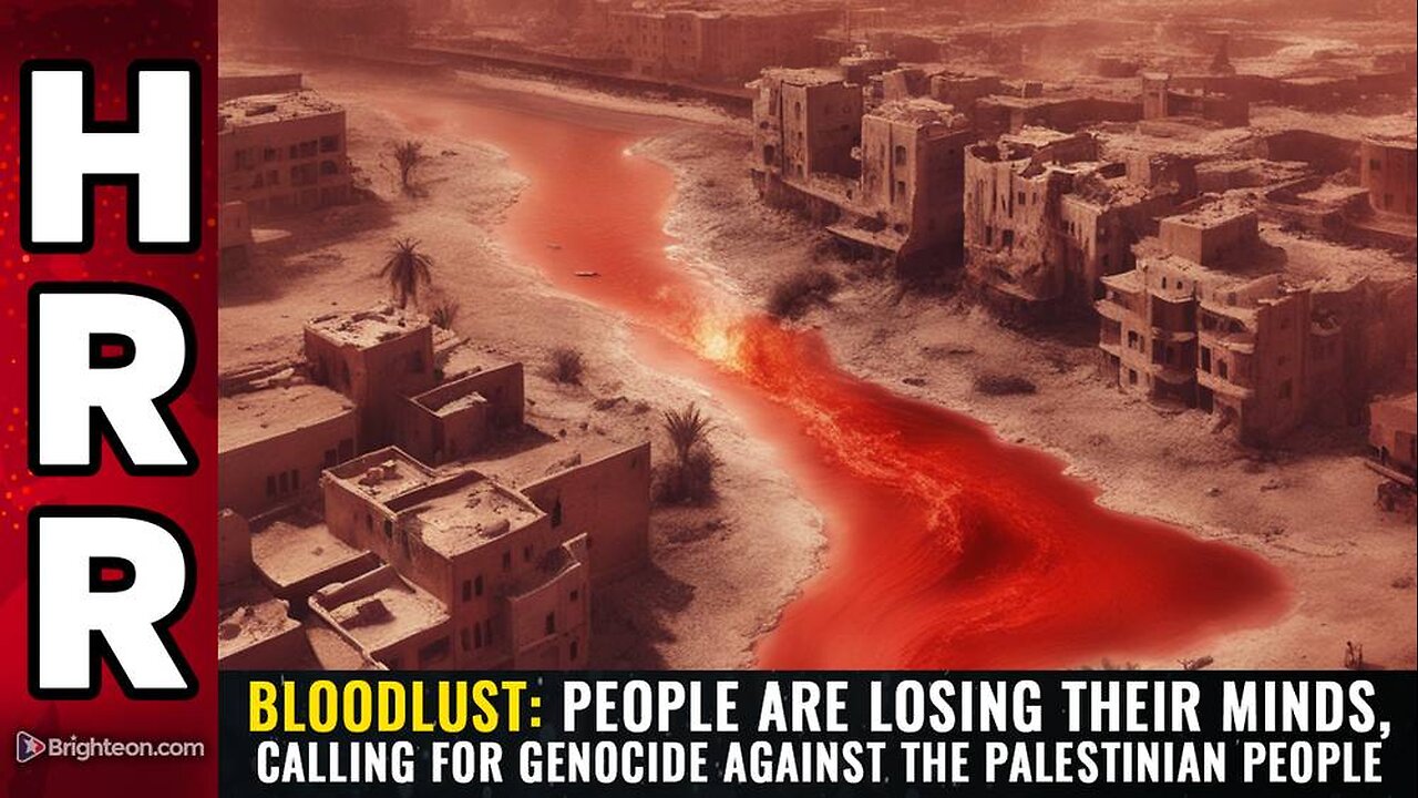 People are losing their minds, calling for GENOCIDE against the Palestinian people