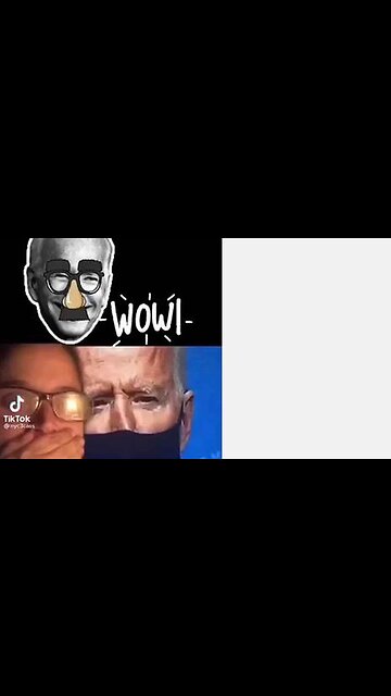 THE FAKE JOE BIDEN ACTOR’S PROSTHESIS SLIPS ON CAMERA - TRUMP NEWS
