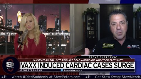 Heart Attacks, Myocarditis, And Cancers Exploding From Vaccinated People! Illegals Will Replace The People That Die From The Vaccine!!! Stew Peters, Steve Slepcevic