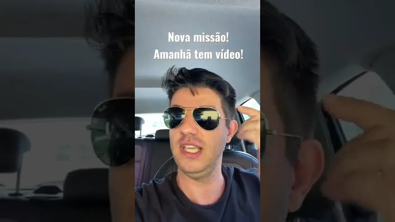 O vídeo de hoje vai ser amanhã! Recebi uma missão do alto comando. #wife #shot #missão