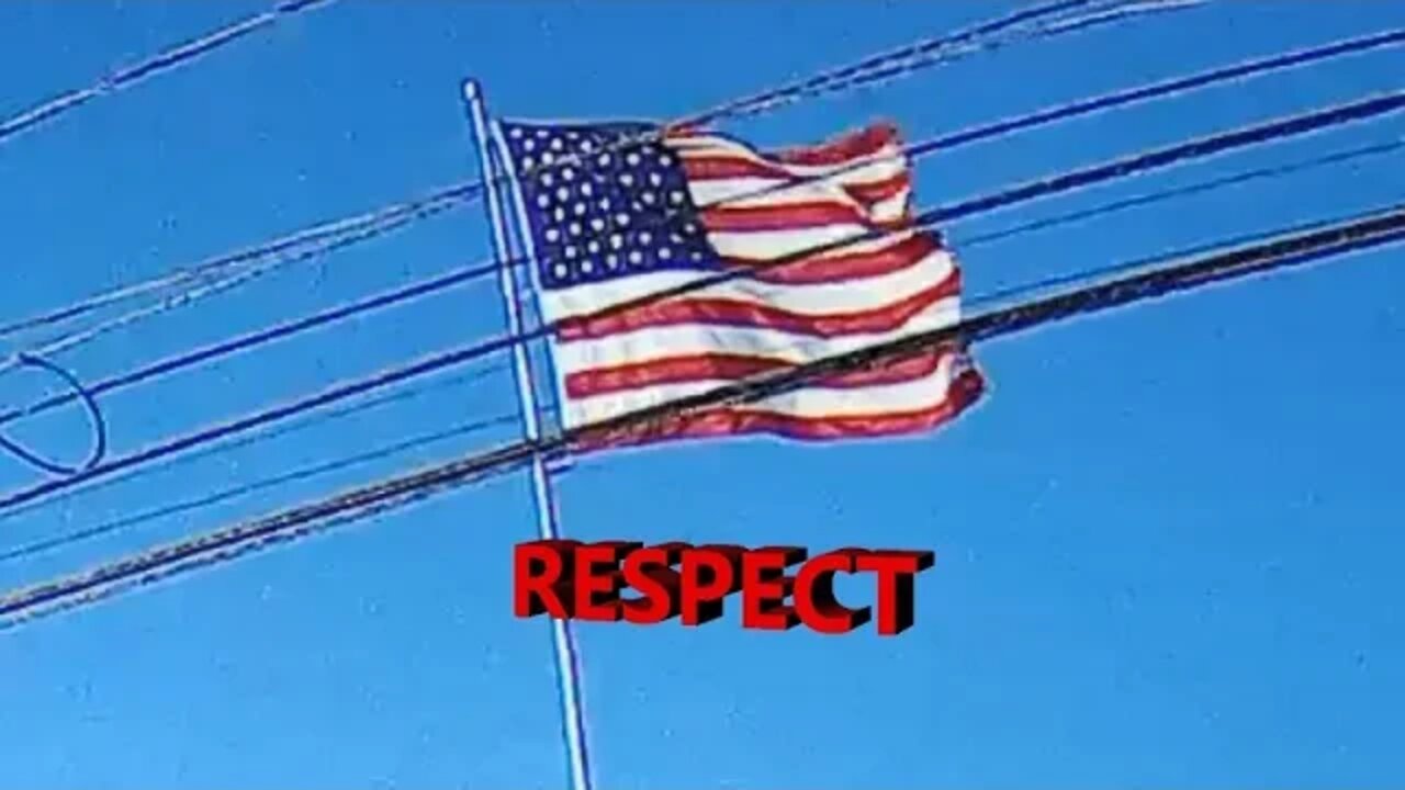 Showing respect for the American flag, making people smile. Filmed on a Honda NT700V motorcycle