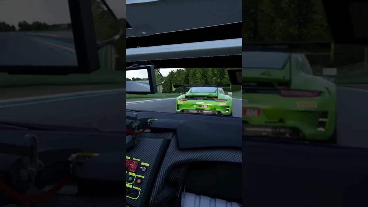 "Por fuera!!" NSX GT3 EVO #porsche #acc #gt3 #car #car #simulator #lfm #online #onboard #gtworld