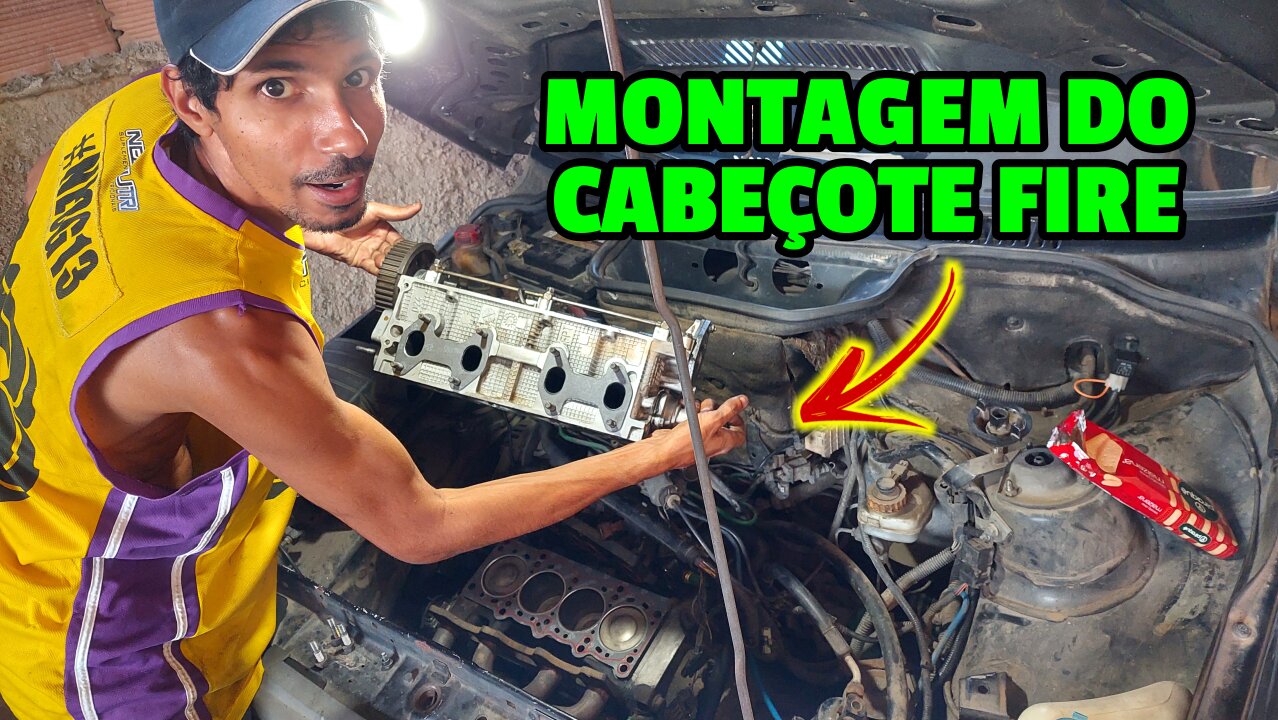 MONTAGEM DO CABEÇOTE DA UNO COM MOTOR FIRE