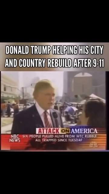 Trump talked about 911