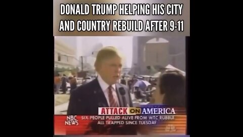 Trump talked about 911