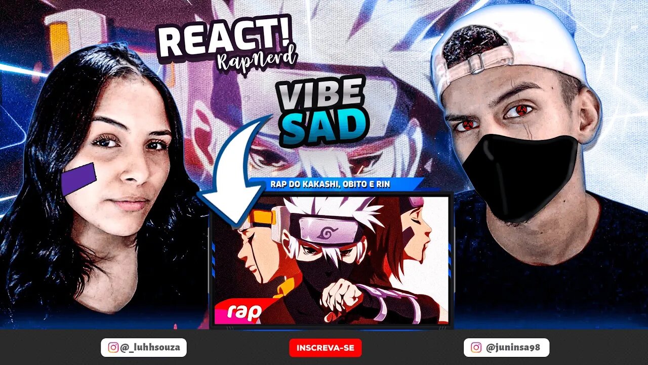 Rap do Kakashi, Obito e Rin (Naruto) - NINJAS MERECEM PERDÃO | NERD HITS | [React em Casal RapGeek]🔥