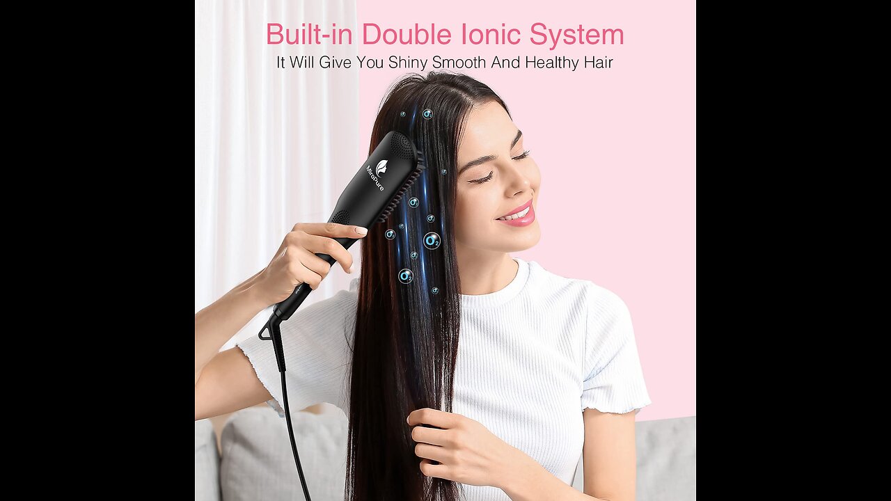 Ceramic Hair Straightener Brush