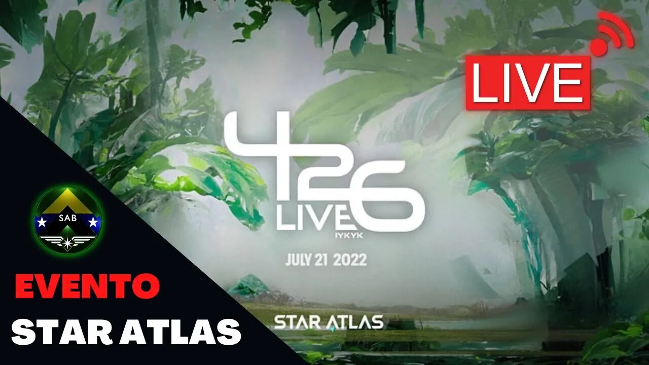 🔴LIVE [Star Atlas] VAMOS ASSISTIR O EVENTO JUNTOS! Entenda TUDO sobre as novas atualizações.