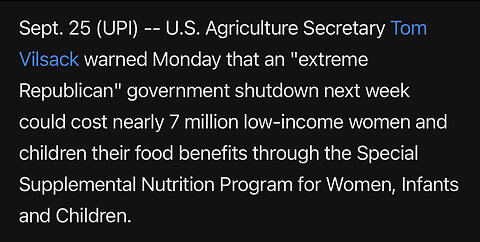 (FULL GOVERNMENT SHUTDOWN) Its About To Get Bad For You Eves That Depended On Esau