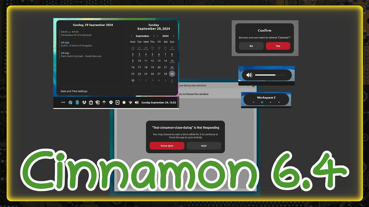 Cinnamon 6.4 on Endeavor OS