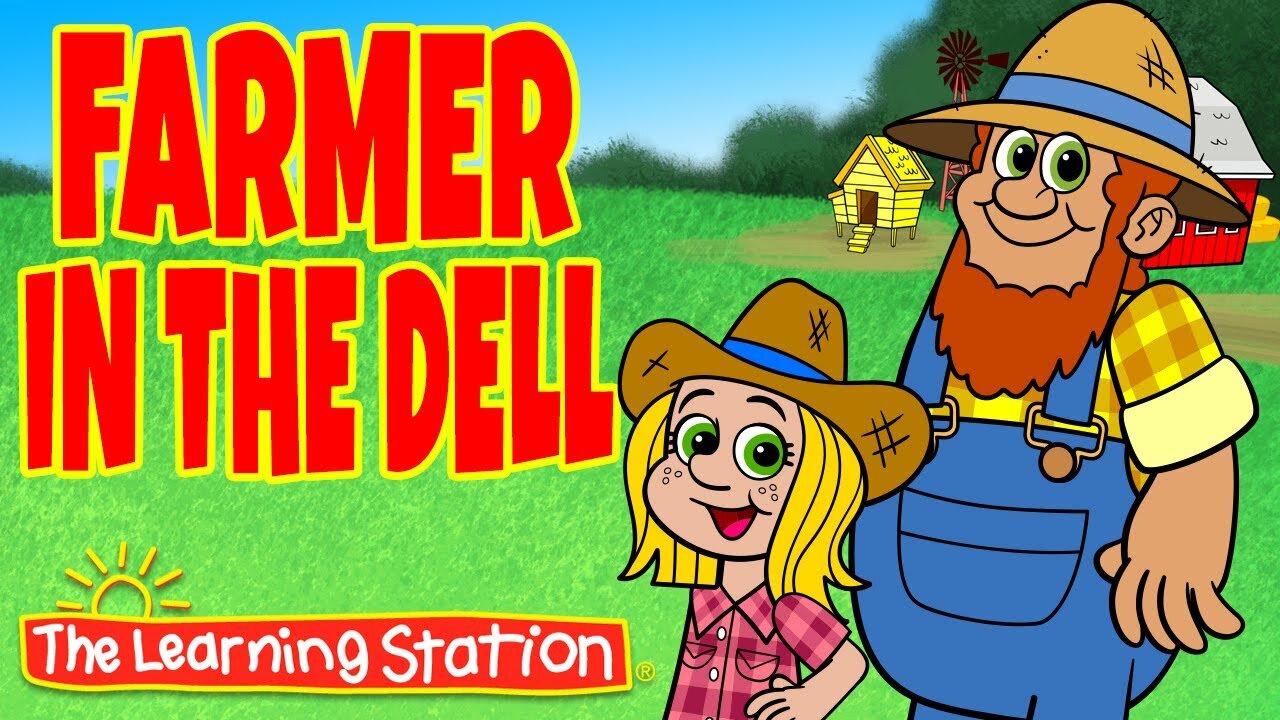 The Farmer in the Dell Poem 2024 - New Nursery Rhyme Songs 2024 - Cartoons for Babies