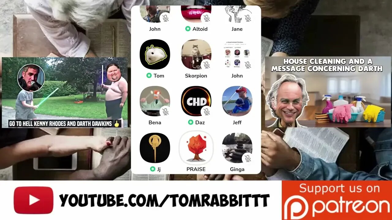 @Praise I AM done with Darth and you won't believe what he said about him @Tom Rabbittt@Matt Yester