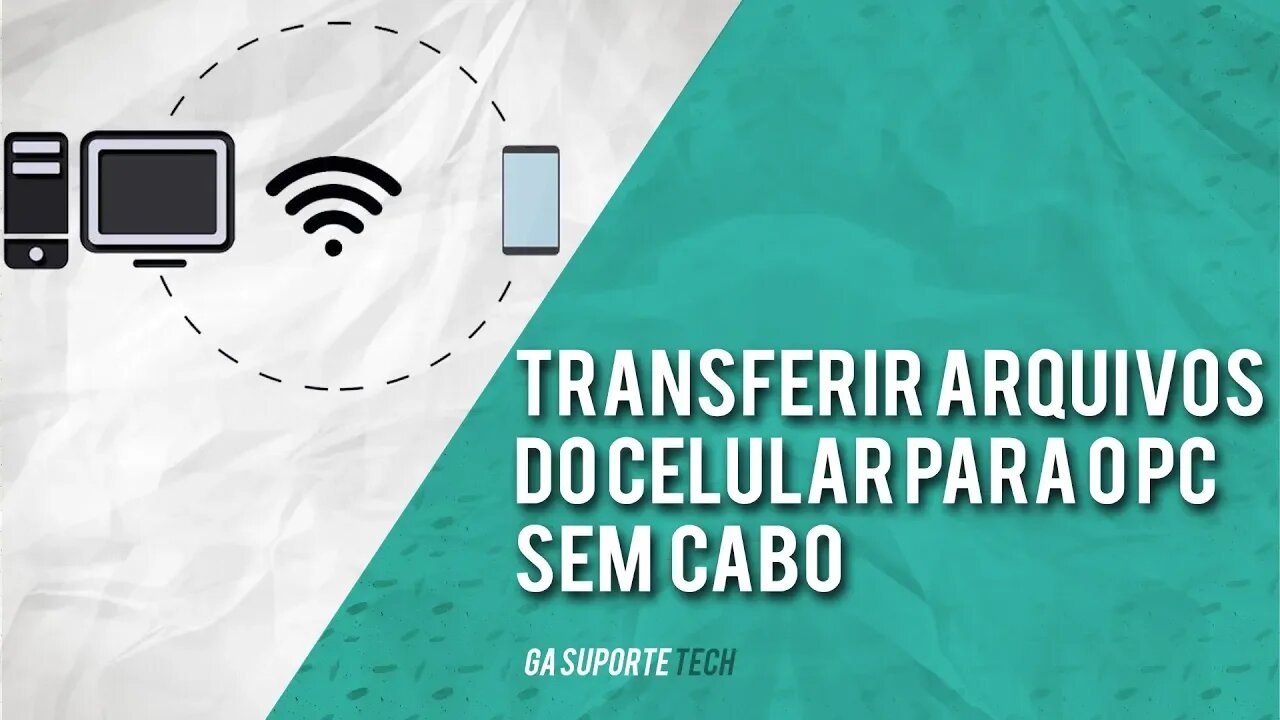 Como TRANSFERIR arquivos do CELULAR para o PC sem cabo