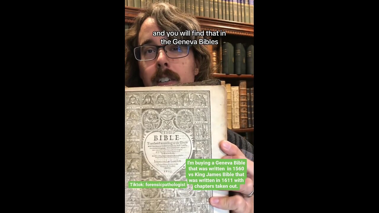 Geneva Bible Written In 1560 Was Banned By King James.