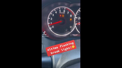 Break light flashing on Altima fix