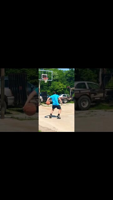 Just Hoopin #basketball #ballislife #trickshot