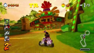 Jungle Boogie CTR Challenge Gameplay - Crash Team Racing Nitro-Fueled