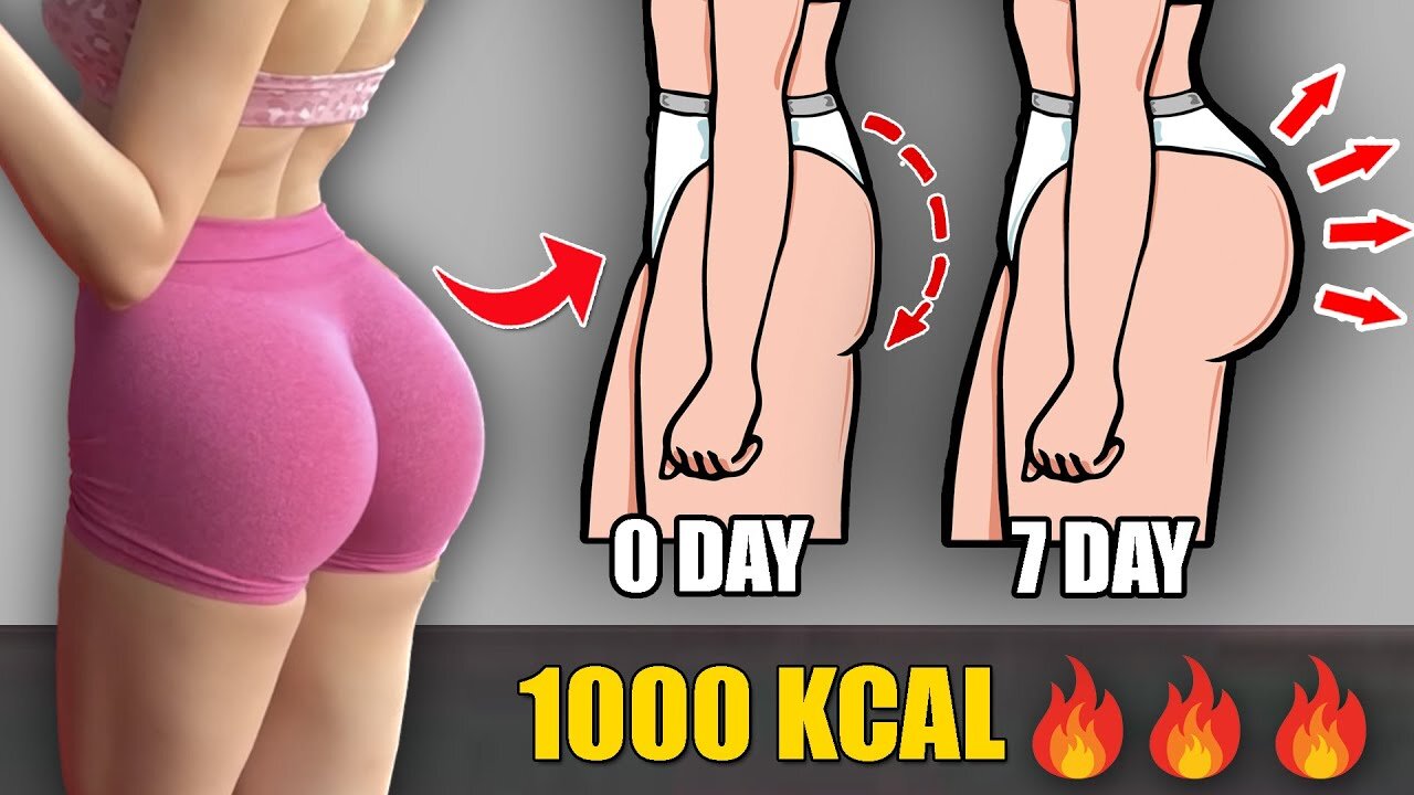 The Perfect Bubble Butt Workout & Lose belly Fat l Only Standing Exercises