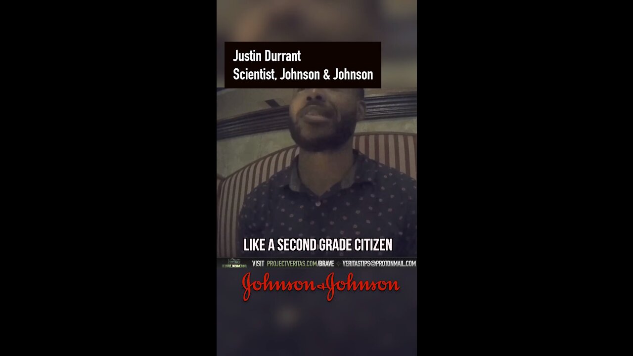 Johnson & Johnson scientist explaining why he wouldn’t get the jab