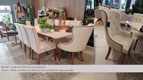 Cadeira Tipo LUIZ XV, Modelo Marihá, Vídeo Industrial