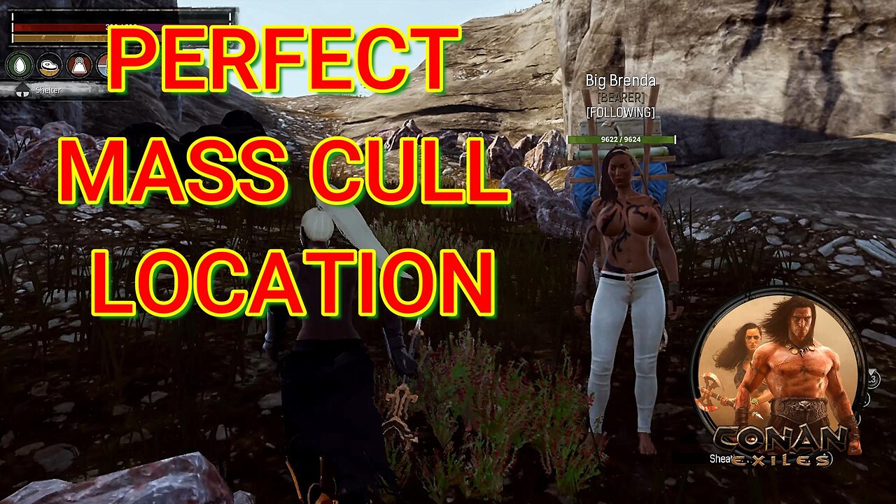 Conan Exiles Perfect Location Isle of Siptha for Mass Cull Busty Boobs #Boosteroid #Conanexiles