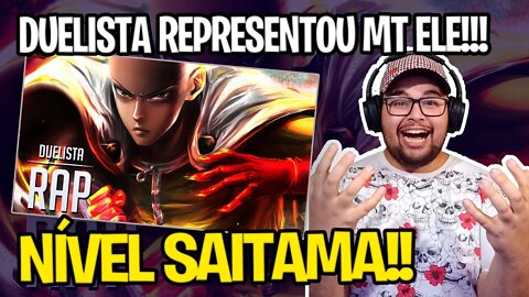 REAGINDO A Rap do Saitama (One Punch Man) - Ameaça Nível Saitama