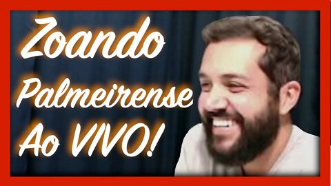 Zoando Palmeirense ao vivo no programa