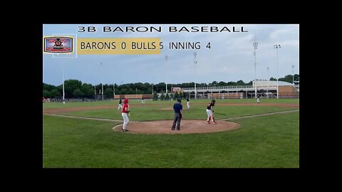 NCTV45 PRESENTS 3B BARONS BASEBALL HIGHLIGHTS VS B-2 BULLS WEDNESDAY JUNE 1 WITH ERIC FRANCIS