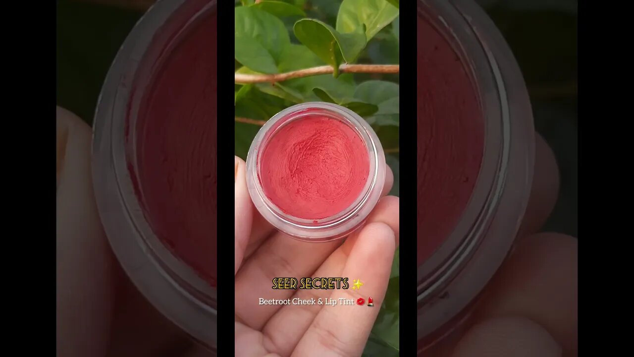 Most Pigmented Tint Ever? 😱😍 #youtubeshorts #makeup #seersecrets #lipandcheektint