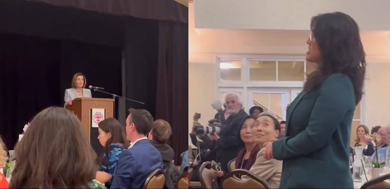 Harvard Alum Disrupts Nancy Pelosi’s Speech Of Being Awarded As A “Distinguished Citizen”