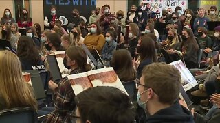 West Geauga High School senior gets surprise visit, full scholarship from Thiel College