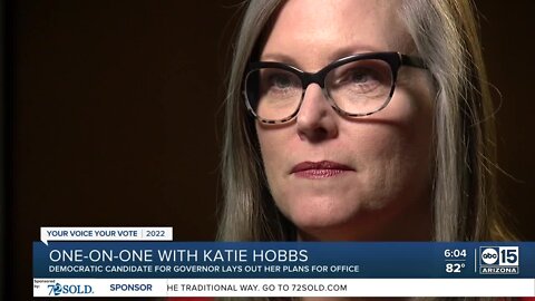 One-on-one with AZ Democratic governor candidate Katie Hobbs