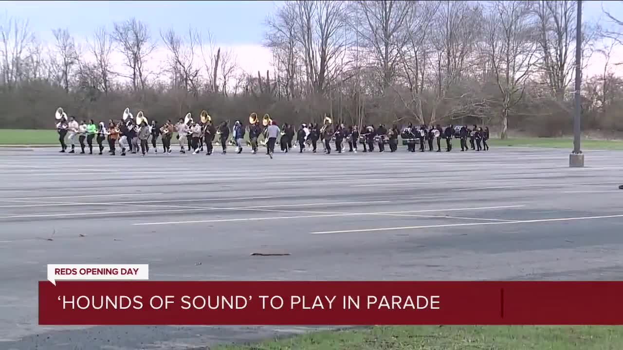 HBCU band steps out for the first time at the Opening Day Parade