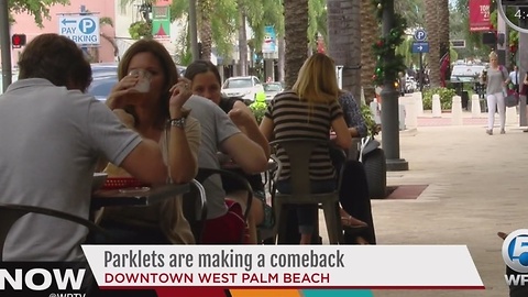 Parklets are making a comeback