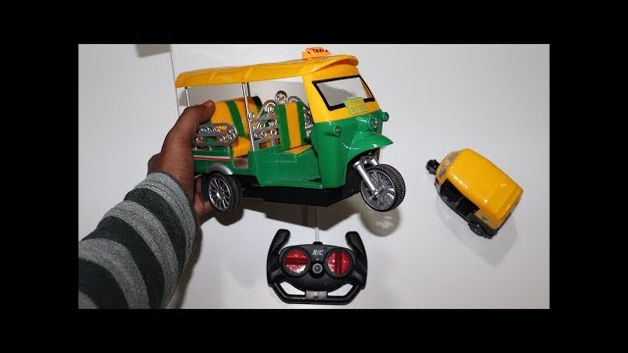 Remote Control Auto Rickshaw Modified Unboxing & Testing!