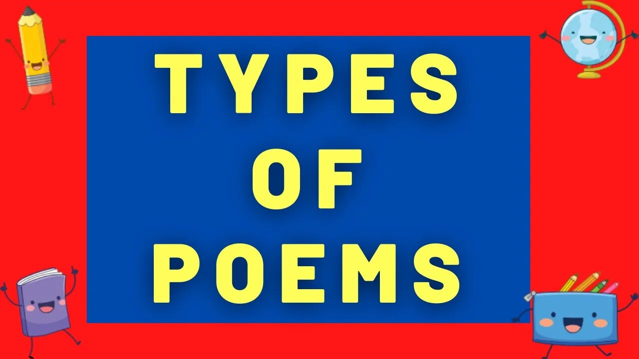 Types of Poems for Everyone