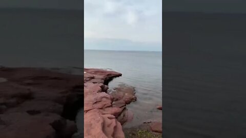 Exploring hidden areas of the beach