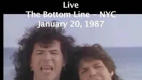 January 20, 1987 - Price Sulton at New York's Bottom Line