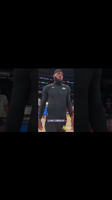 Long range LeBron 🎯 #NBA75 #lakers #lebron