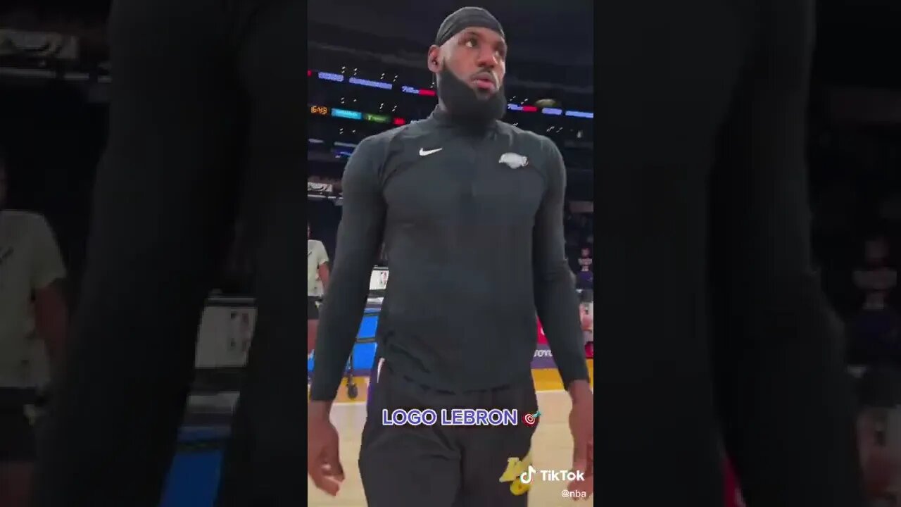 Long range LeBron 🎯 #NBA75 #lakers #lebron