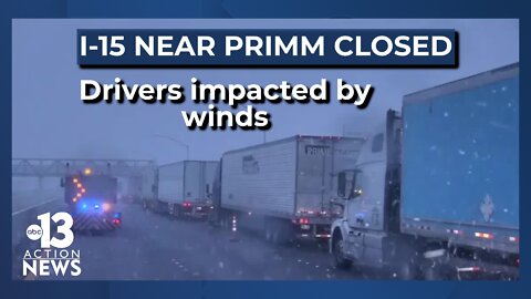 People slept in cars as winds closed traffic on I-15 near Primm