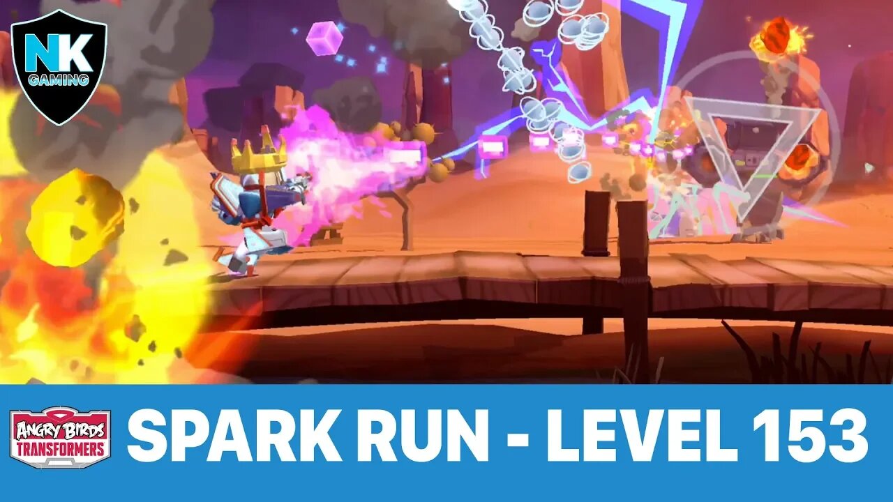 Angry Birds Transformers - Spark Run Series - Level 153 - Featuring Energon Starscream